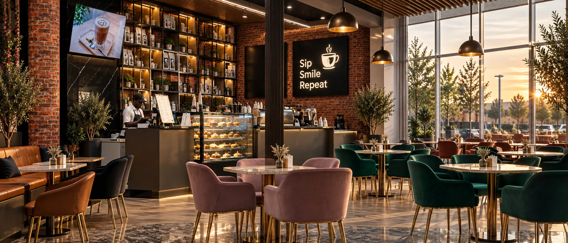 Café interior photo