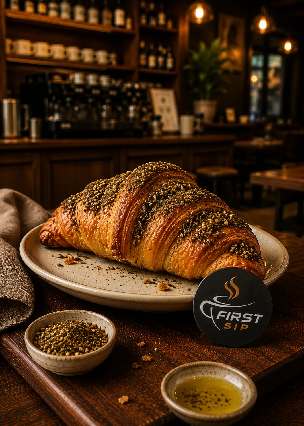 Zaatar Butter Croissant