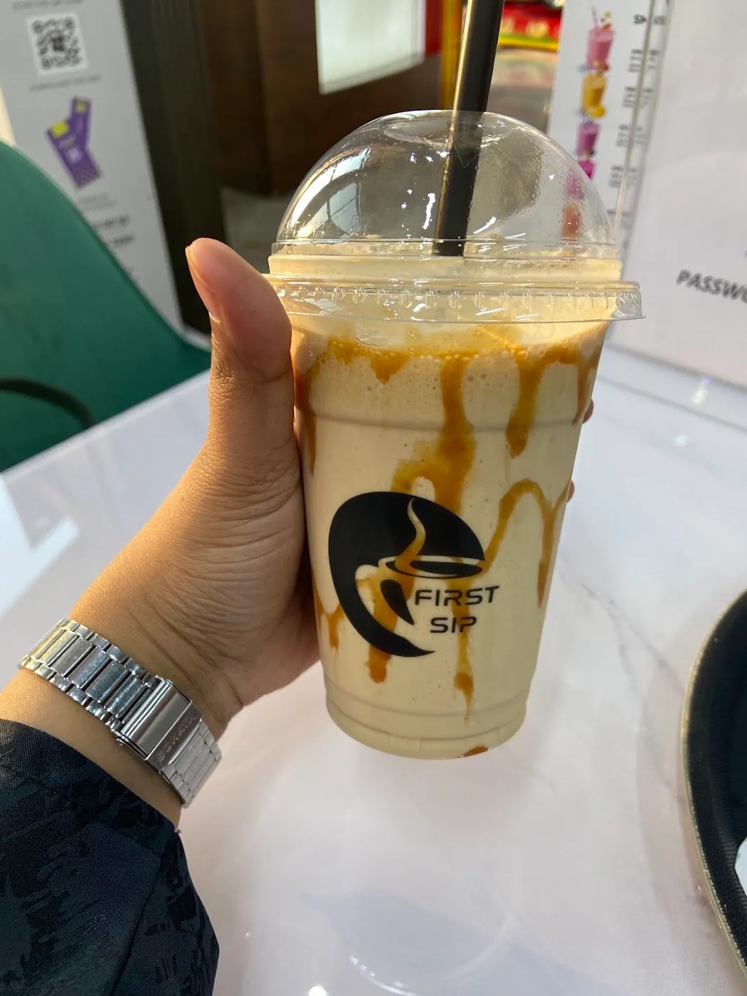 Coffee Caramel frappe